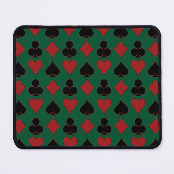 Item preview, Card Suits - Red and Black on Green designed and sold by Tree45.