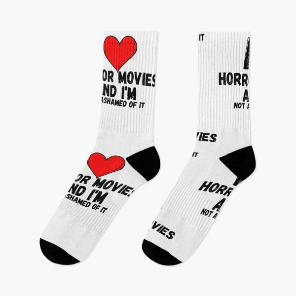 Item preview, I love Horror Movies and  i'm not ashamed of it - a perfect symbol for anyone who loves the best movies designed and sold by Bielecki-es.