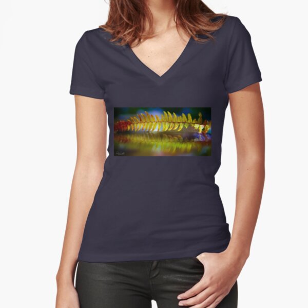 Fitted V-Neck T-Shirt