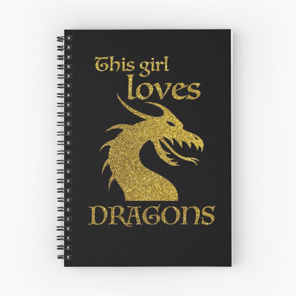 Item preview, This Girl Loves Dragons designed and sold by Stacy Mitchell.