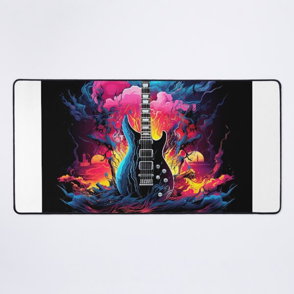 Item preview, metal guitar in a gloom world designed and sold by artyficial-.