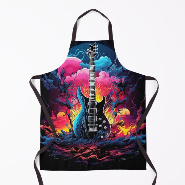 Item preview, metal guitar in a gloom world designed and sold by artyficial-.