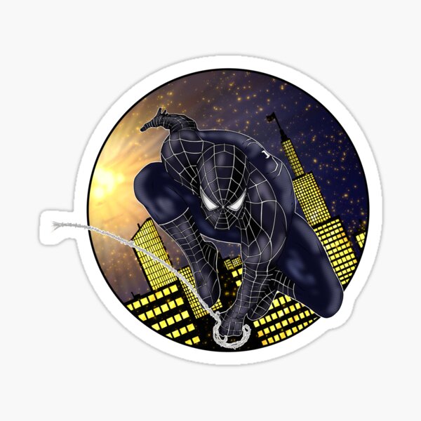 Artikel-Vorschau von Tobey Maguire Blacksuit Spidey, designt und verkauft von cry-babyDC.