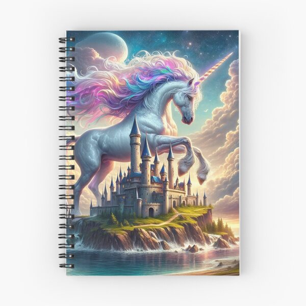 Item preview, Enchanted Realm: The Majestic Unicorn on Castle Island designed and sold by Cris888.