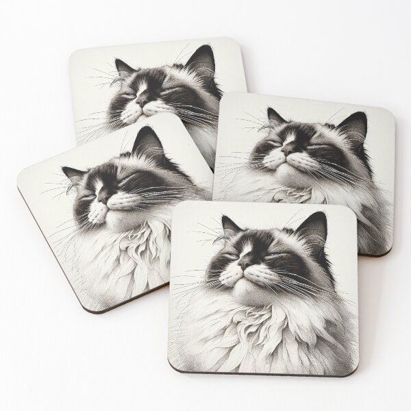 Item preview, Majestic Whiskered Delight in Sepia designed and sold by PictorialWhimsy.