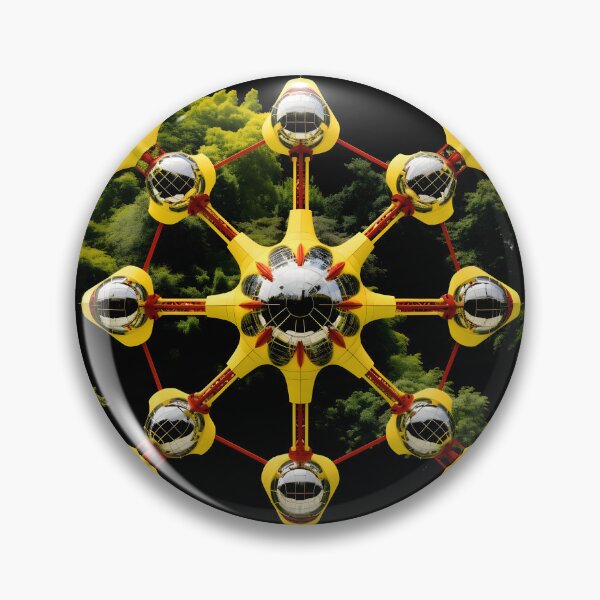 Item preview, Fractal Wonder: Belgium's Atomium designed and sold by AI-Only Creations.