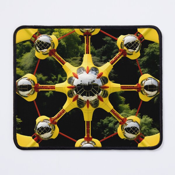 Item preview, Fractal Wonder: Belgium's Atomium designed and sold by AI-Only Creations.