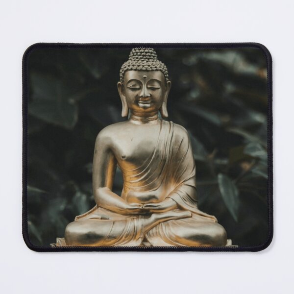 Item preview, Golden Buddha in lotus position designed and sold by smartlogo_factory.