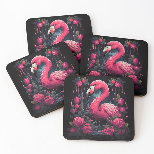 Item preview, pink flamant rose designed and sold by artyficial-.