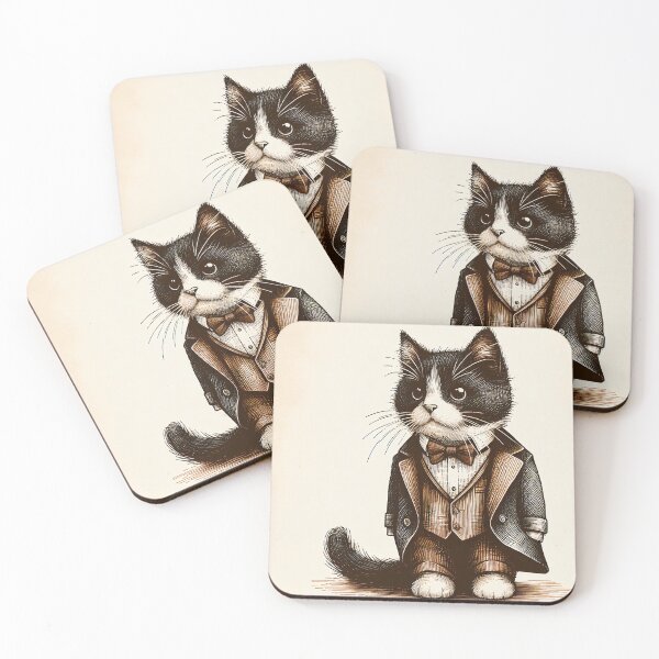 Item preview, Little Lord Whiskers: Fur-Coated Elegance designed and sold by PictorialWhimsy.