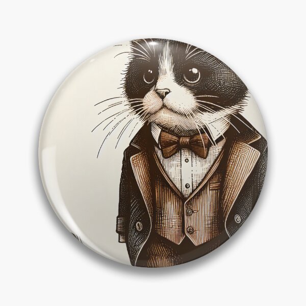 Item preview, Little Lord Whiskers: Fur-Coated Elegance designed and sold by PictorialWhimsy.