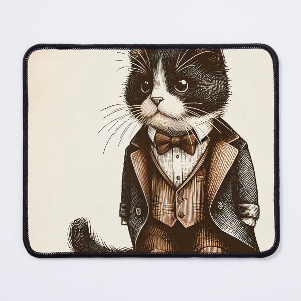 Item preview, Little Lord Whiskers: Fur-Coated Elegance designed and sold by PictorialWhimsy.
