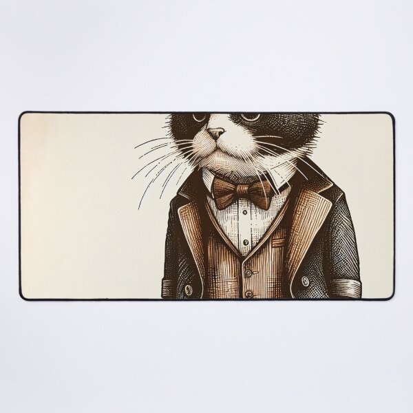 Item preview, Little Lord Whiskers: Fur-Coated Elegance designed and sold by PictorialWhimsy.