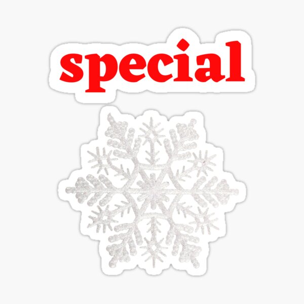 Star Snowflake Sticker