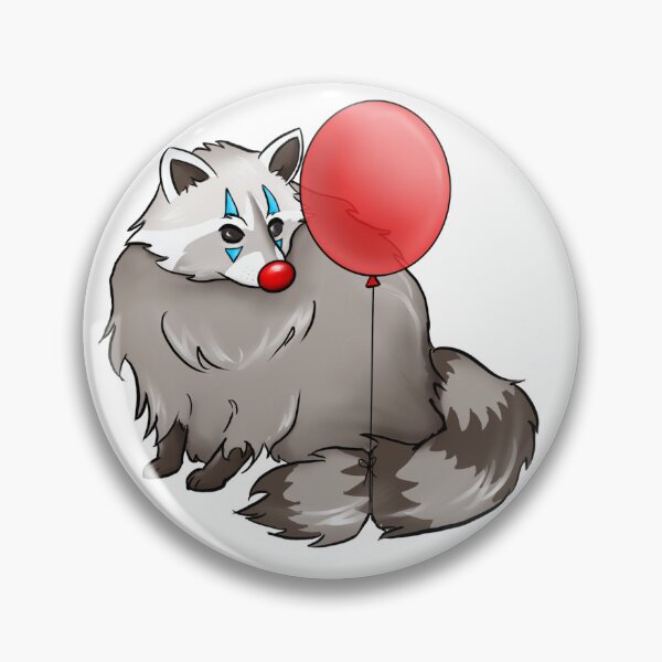 Item preview, Clown raccoon designed and sold by Dinneendraws.