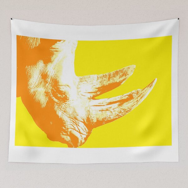 Item preview, Rhinoceros - Yellow designed and sold by Gary Hogben.