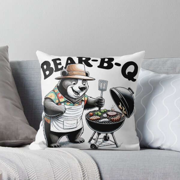 Item preview, Bear-B-Q the Grill Master Bear Barbecuing Bear designed and sold by divinedeco1925.