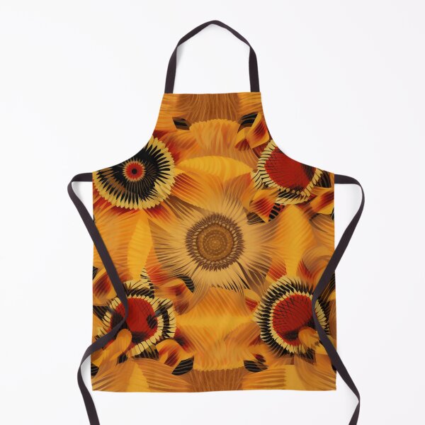 Item preview, Surreal Sunflowers:digital surrealism,orange-bronze,Igbo art,Fractal graphic,  designed and sold by WhiteWolfe0127.