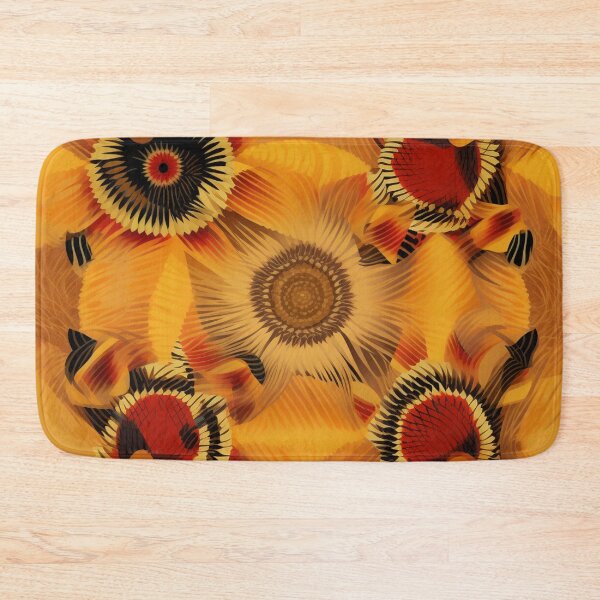Item preview, Surreal Sunflowers:digital surrealism,orange-bronze,Igbo art,Fractal graphic, designed and sold by WhiteWolfe0127.