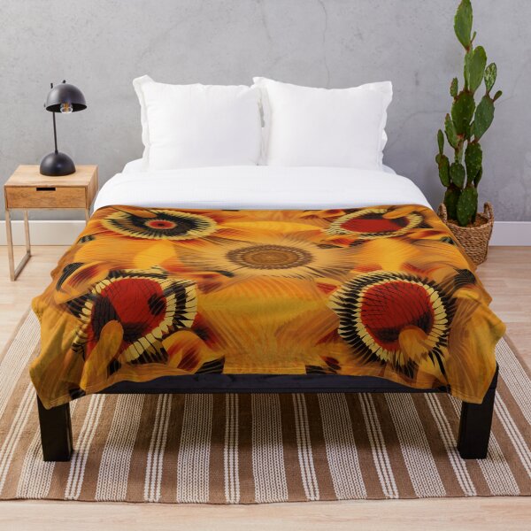 Item preview, Surreal Sunflowers:digital surrealism,orange-bronze,Igbo art,Fractal graphic,  designed and sold by WhiteWolfe0127.