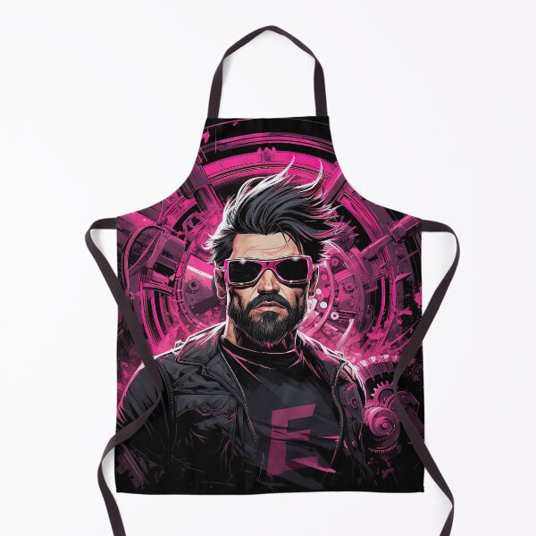 Item preview, pink powerhouse cool beard guy designed and sold by artyficial-.