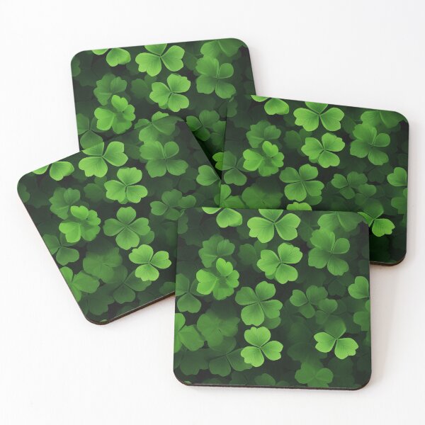 Item preview, Shamrock leaves pattern designed and sold by ffkj09.