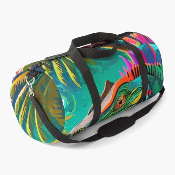 Item preview, Mexican Art Neon Iguana Night at the Beach designed and sold by Que Padre!.