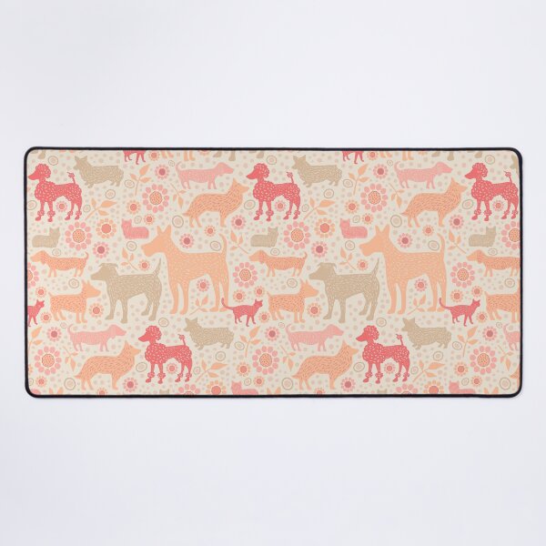 Item preview, Peach Fuzz Dogs and a Cat Flower Garden designed and sold by vinpauld.