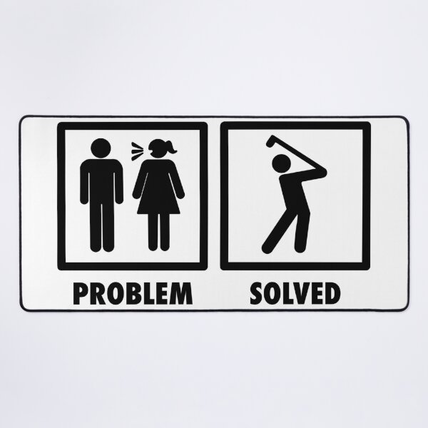 Item preview, Problem Solved Golf Funny  designed and sold by HaleighMade.