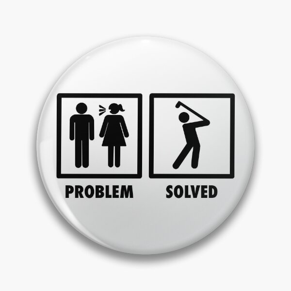 Item preview, Problem Solved Golf Funny  designed and sold by HaleighMade.
