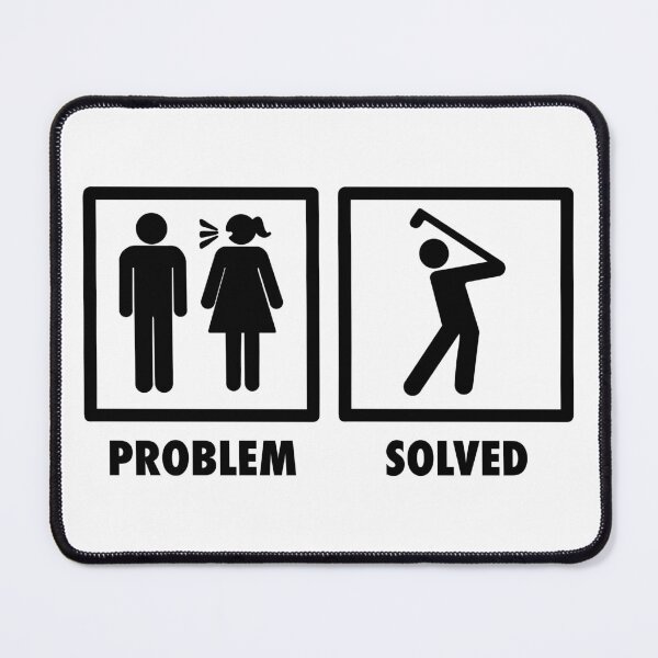 Item preview, Problem Solved Golf Funny  designed and sold by HaleighMade.