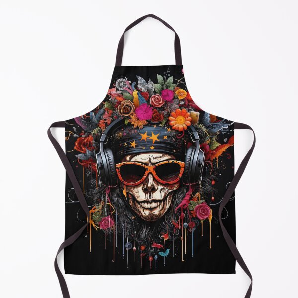 Item preview, skull muertos listening to music designed and sold by artyficial-.