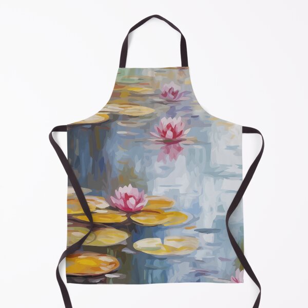 Aperçu de l'œuvre Monet's Muse: Water Lilies Collection – Wearable Art for Timeless Elegance créée et vendue par digitalvintage.