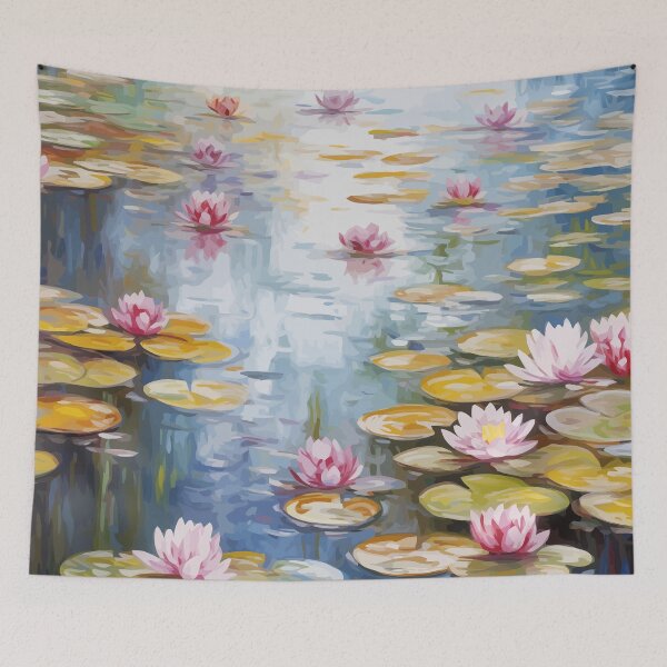 Item preview, Monet's Muse: Water Lilies Collection – Wearable Art for Timeless Elegance designed and sold by digitalvintage.