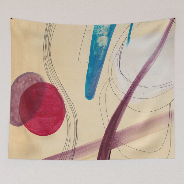 Item preview, Abstract #79F7 | simple shapes abstract painting designed and sold by Marco Paludet.