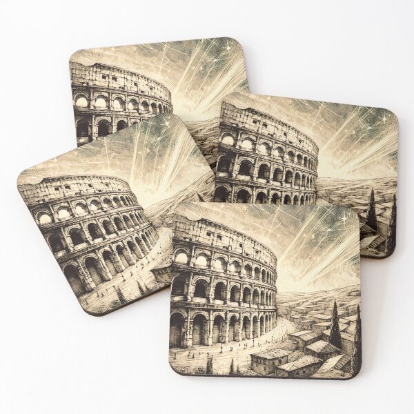 Item preview, Starry Night Over Ancient Colosseum designed and sold by PictorialWhimsy.