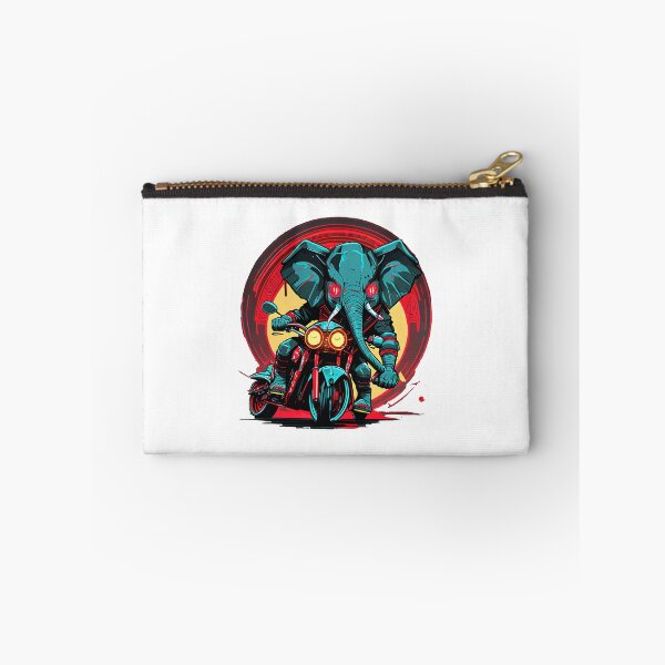 Item preview, Elephant racing on a motorcycle designed and sold by BADESIGNZZ.