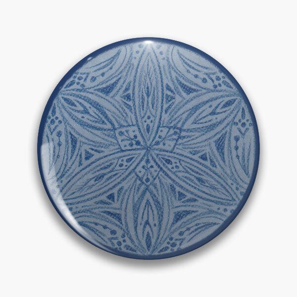 Item preview, Flower of Life Color Palette Mandalas : 24 - Indigo Blue designed and sold by SonoSonoStudio.