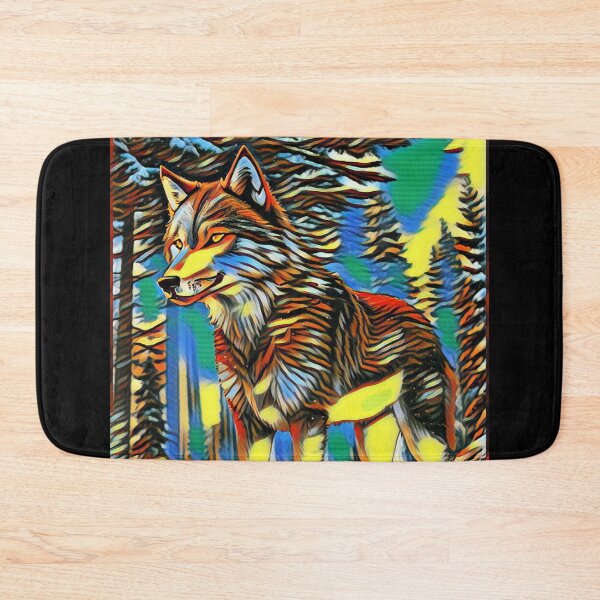 Item preview, Colorful Wolf Print designed and sold by TGAL2.