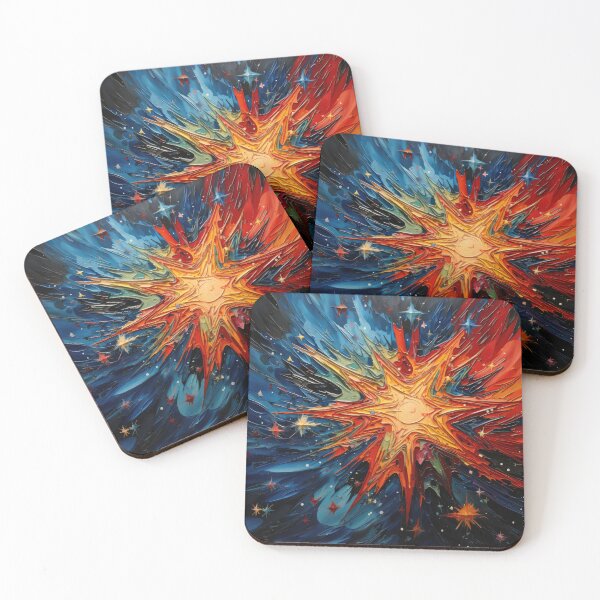 Item preview, Explore "Simplistic & Minimalistic Star Collision Art" designed and sold by ArtificialGenes.