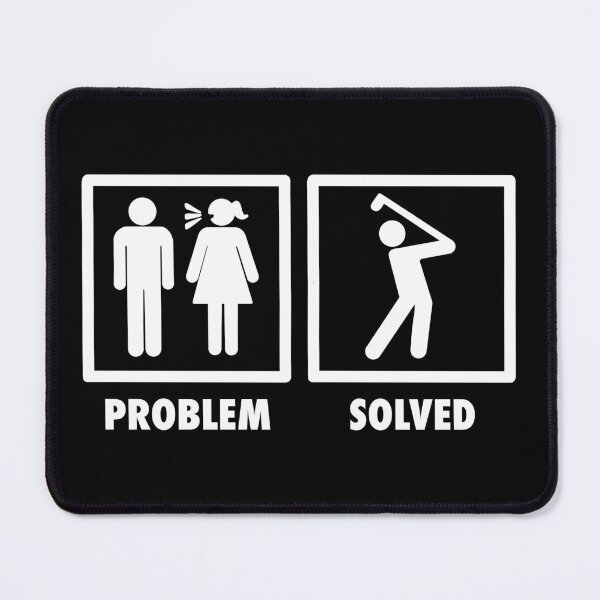 Item preview, Problem Solved Golfer Gift Funny- White  designed and sold by HaleighMade.