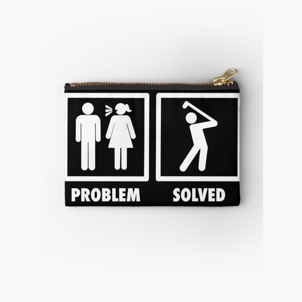 Item preview, Problem Solved Golfer Gift Funny- White  designed and sold by HaleighMade.