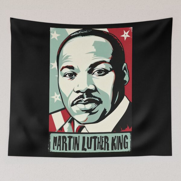 Item preview, Martin Luther King Jr., Famous historical figures, high-quality poster designed and sold by emaga.