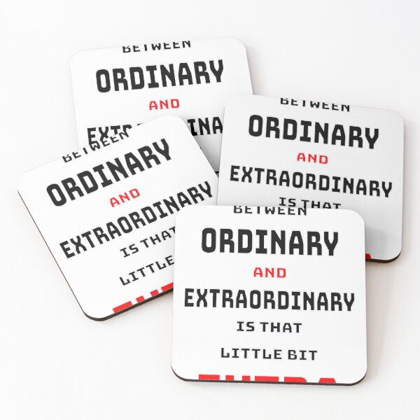 Item preview, The difference between ordinary and extraordinary is that little extra designed and sold by santoshputhran.