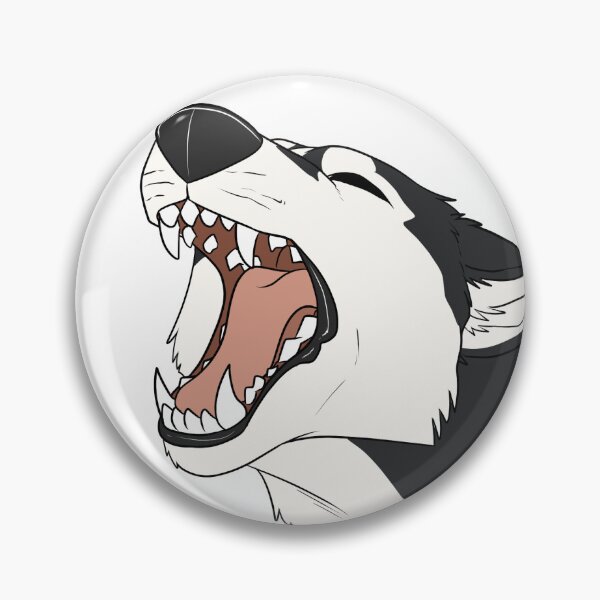 Item preview, Yelling Siberian Husky (Black & White) designed and sold by CosmicFatality.