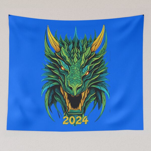 Item preview, Mystical Dragon  Neon Elegance for the Year 2024 designed and sold by leyfinder.