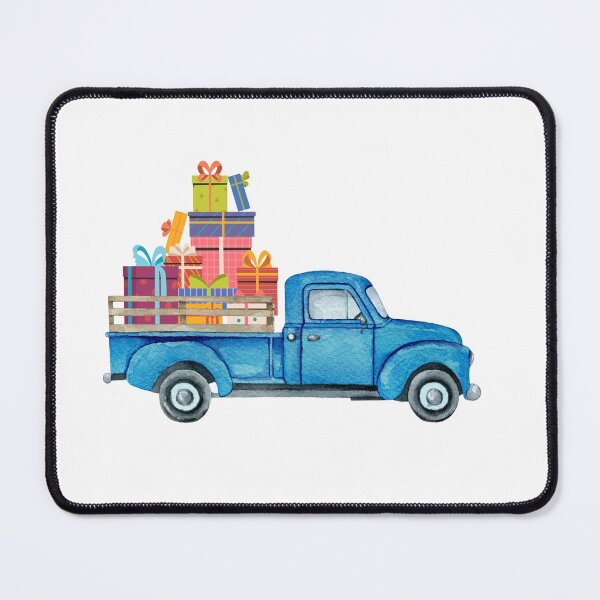 Item preview, Blue Christmas Truck designed and sold by OYLOS.