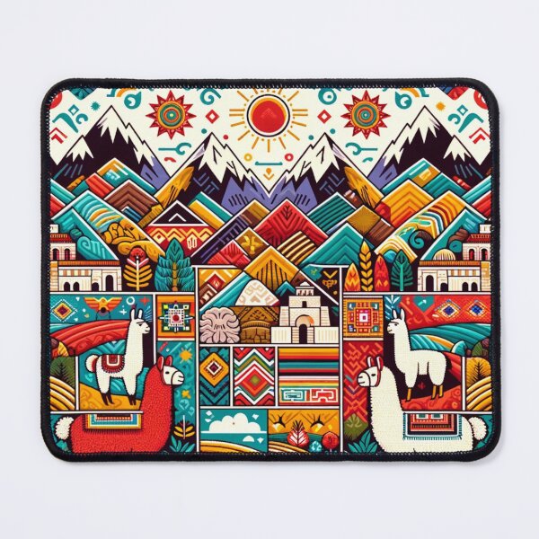 Item preview, Colorful Andean Cultural Peruvian Tapestry designed and sold by ARVA-Digital.