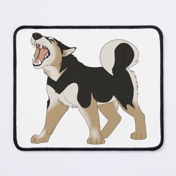 Item preview, Yelling Siberian Husky (Black, Tan & White) designed and sold by CosmicFatality.