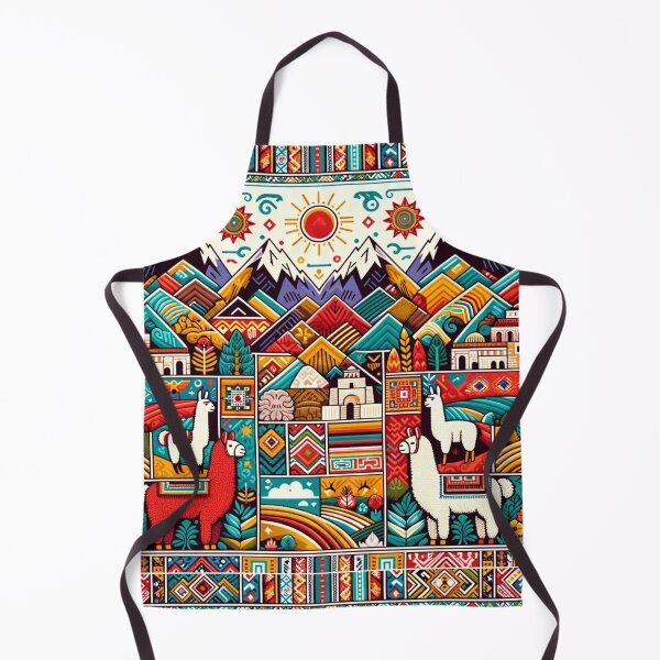 Item preview, Colorful Andean Cultural Peruvian Tapestry designed and sold by ARVA-Digital.